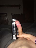 24.oz monster can vs. my cock ;)