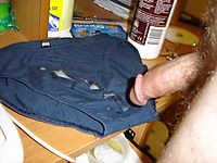 collected precum and sperm