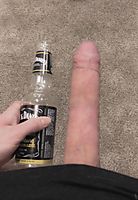 Beer bottle dick