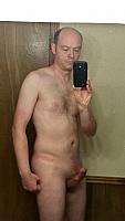 Steve naked with erect dick